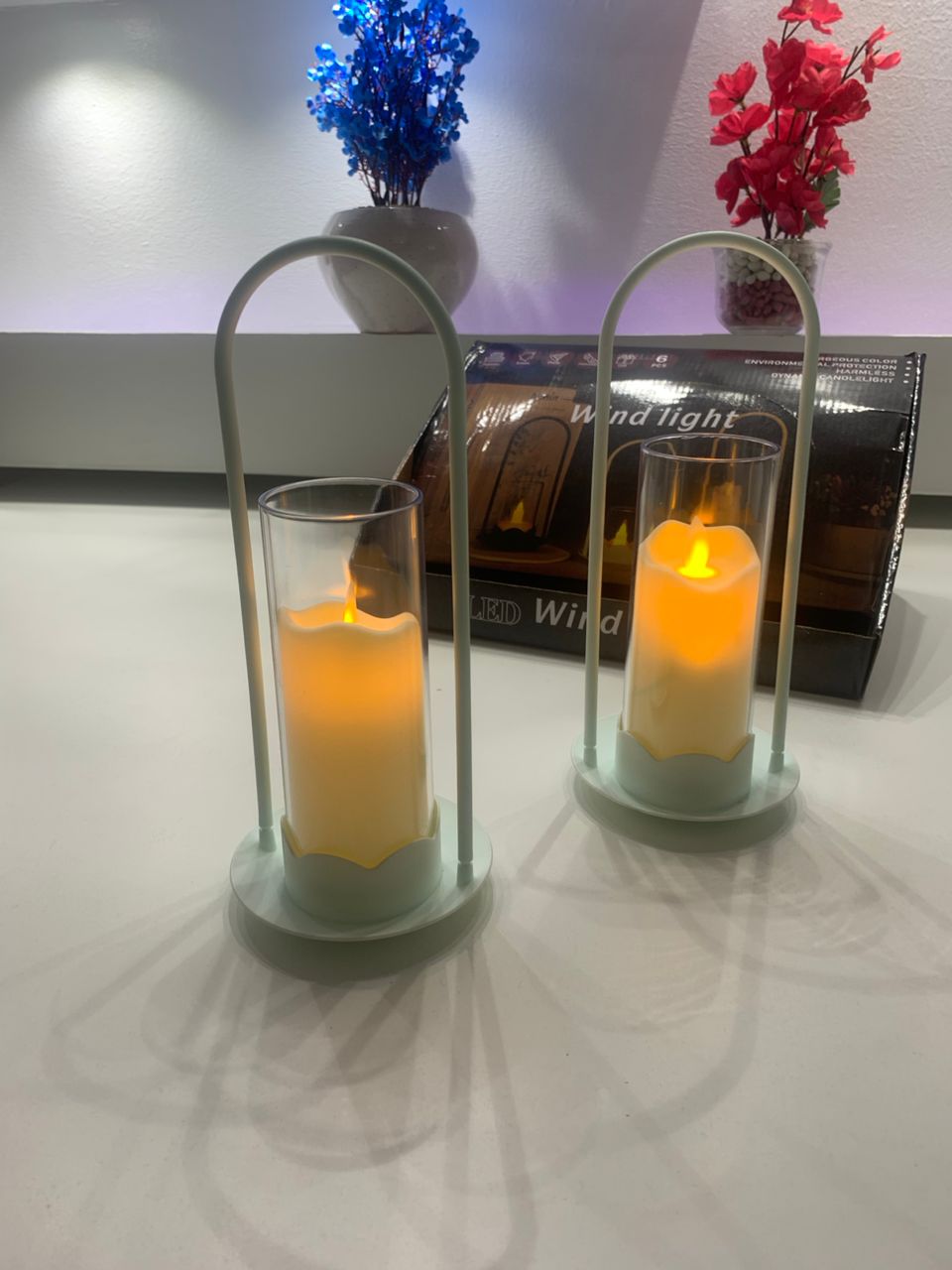 Ensemble de 6 Bougies Électriques Élégantes Sans Flamme – مجموعة 6 من الشموع الأنيقة