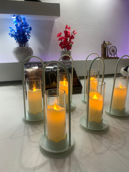 Ensemble de 6 Bougies Électriques Élégantes Sans Flamme – مجموعة 6 من الشموع الأنيقة