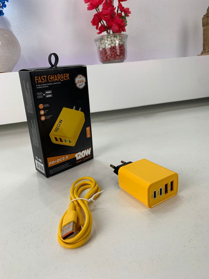 Chargeur Rapide USB Type-C 120W – شاحن سريع بقدرة 120 واط