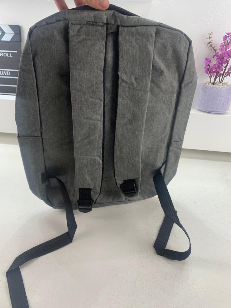 Sac à dos homme avec sac bandoulière et trousse 3en1 gris 127772-5 – محفظة ظهر رجالية 3 قطع رمادي