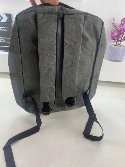 Sac à dos homme avec sac bandoulière et trousse 3en1 gris 127772-5 – محفظة ظهر رجالية 3 قطع رمادي