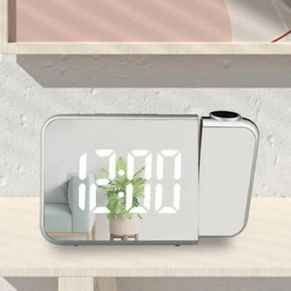 Réveil numérique intelligent avec projecteur 180° TempéRature USB , Snooze DS-8590L