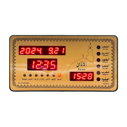 Horloge Islamic Digitale LED avec Heures de Prière AZ2012 – ساعة رقمية إلكترونية لمواقيت الصلاة