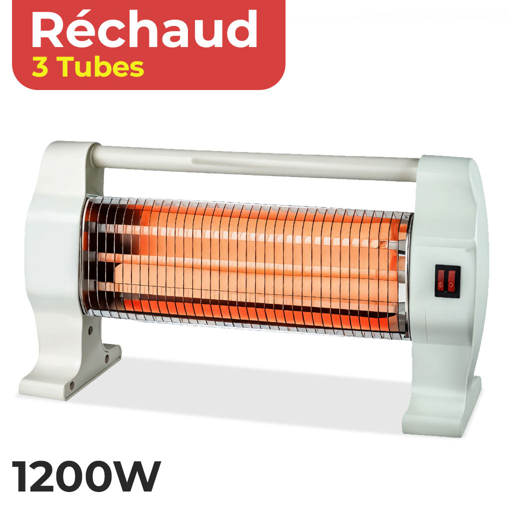 Chauffage Électrique 3Tubes 1200W تنزوت