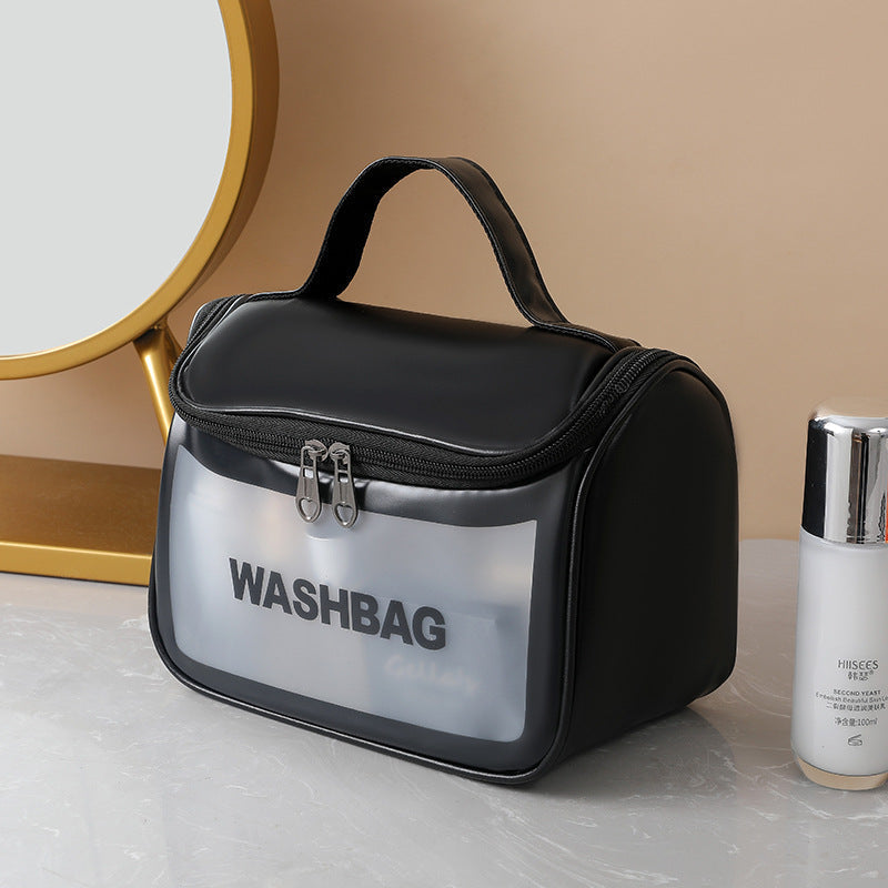 Sac cosmétique multifonctionnel pour femme Étanche Transparent