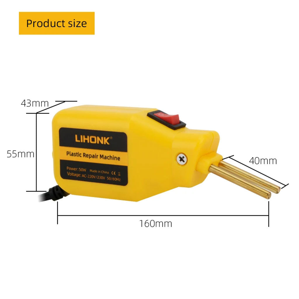 Mini Soudeuse de Plastique Parechoc 50W avec 200 agrafes inclus – جهاز تلحيم البلاستيك