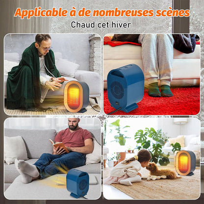 Chauffage soufflant rapide 1200 W idéal pour la maison ou le bureau – سخان كهربائي محمول