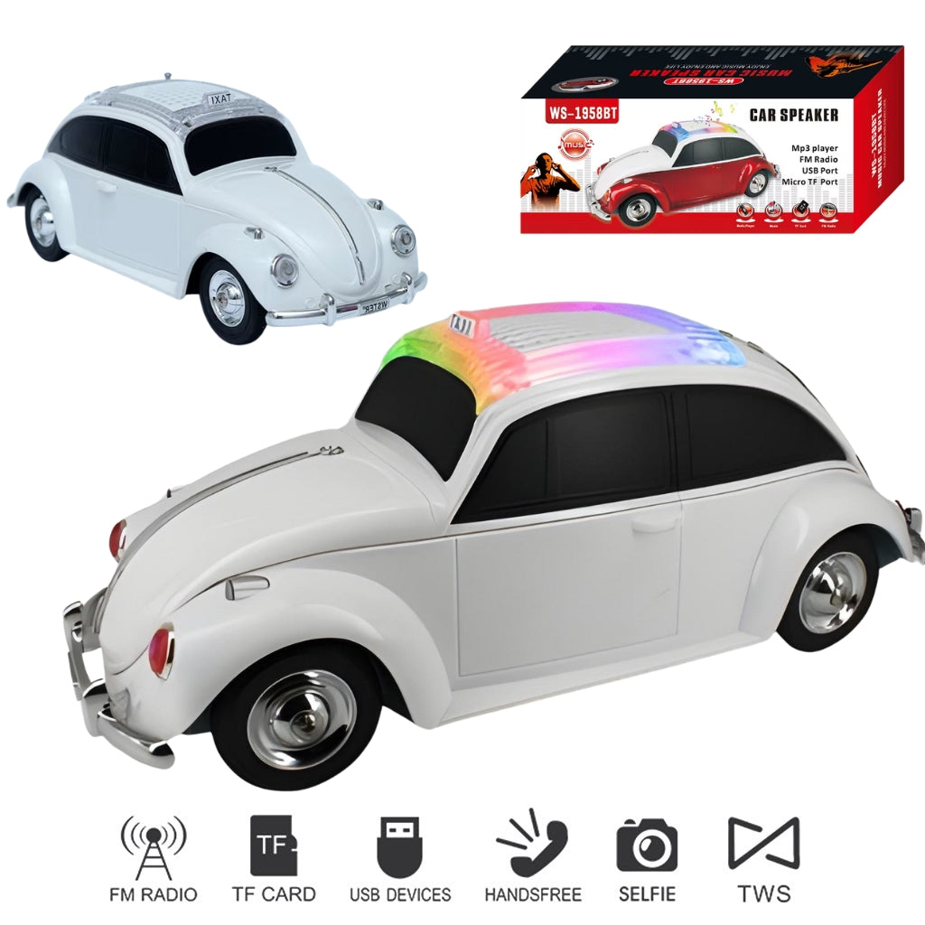 Haut-parleur Bluetooth sans fil Beetle Voiture – سيارة مكبر صوت بلوتوث لاسلكي تنزوت