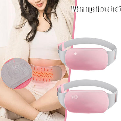 Ceinture Vibromasseur chauffant pour les douleurs menstruelles حزام هزاز ساخن لتسكين آلام الدورة الشهرية