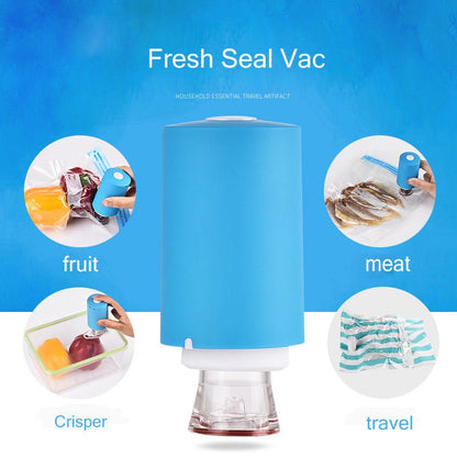جهاز تفريغ وشفط الهواء من أكياس حفظ الطعام-Always Fresh Machine De Scellage Portable Avec 5 Sacs