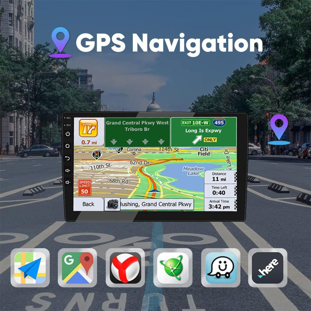 Écran de voiture Android de 10,1 pouces compatible Apple CarPlay Android Auto – شاشة ذكية للسيارة