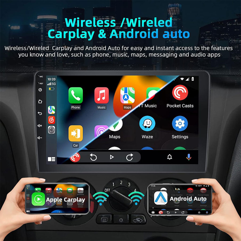 Écran de voiture Android de 10,1 pouces compatible Apple CarPlay Android Auto – شاشة ذكية للسيارة
