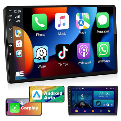 Écran de voiture Android de 10,1 pouces compatible Apple CarPlay Android Auto – شاشة ذكية للسيارة تنزوت