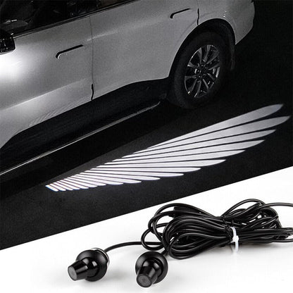 Projecteur LED en forme d’ailes d’ange pour rétroviseur latéral de voiture – أضواء خارجية للسيارة على شكل أجنحة