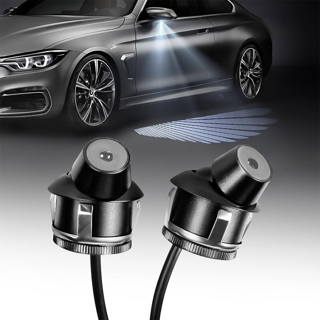 Projecteur LED en forme d’ailes d’ange pour rétroviseur latéral de voiture – أضواء خارجية للسيارة على شكل أجنحة