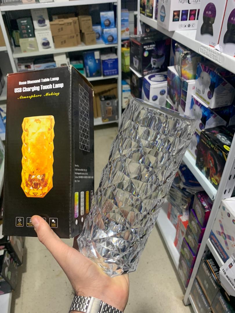 Lampe led en cristal Diamant style RGB 16 Couleurs