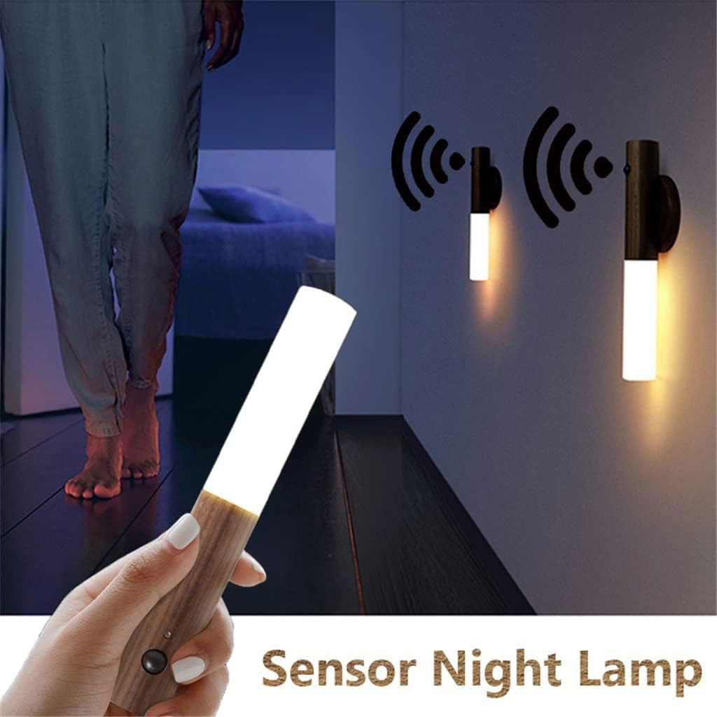 Lampe Murale Sans Fil Rechargeable Magnétique avec Détecteur de Mouvement