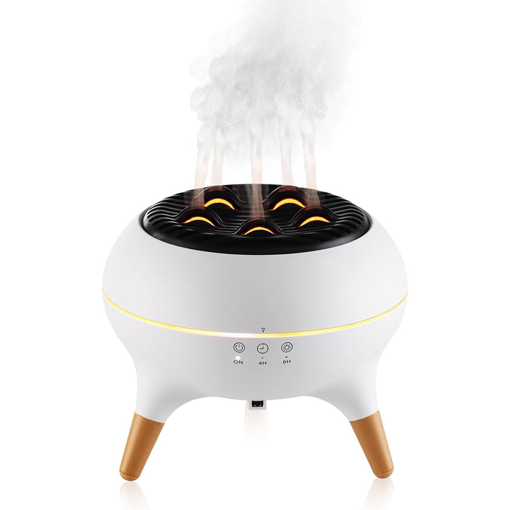 Diffuseur d’huiles essentielles ultrasonique 350 ml avec télécommande et lumières – جهاز تعطير الجو