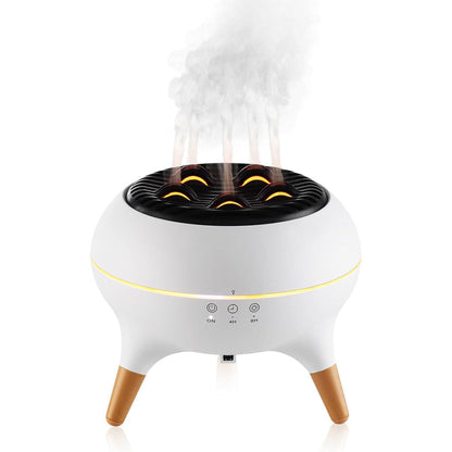 Diffuseur d’huiles essentielles ultrasonique 350 ml avec télécommande et lumières – جهاز تعطير الجو