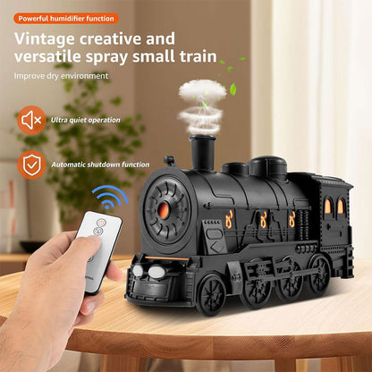 Train Diffuseur D Huiles Essentielles et Humidificateur Ultra-Silencieux de 300ml – معطر جو على شكل قطار تنزوت