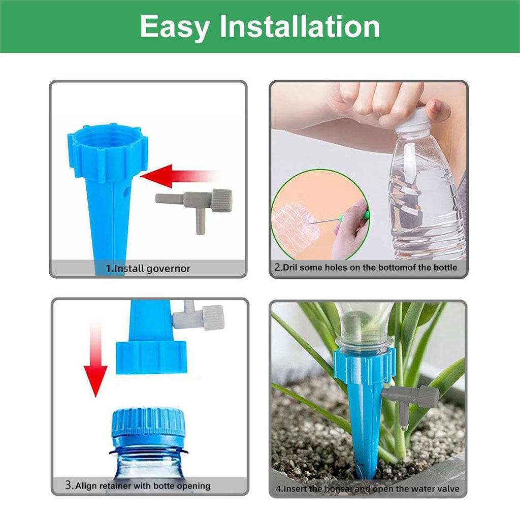 Système d’irrigation goutte à goutte automatique 10pcs pour arroser les plantes