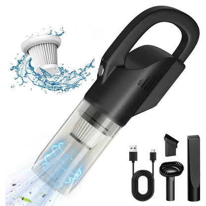 Aspirateur à main sans fil et rechargeable pour voiture avec forte aspiration - تنزوت