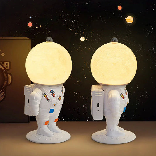 Lampe Astronaute lunaire avec télécommande et LED 16 couleurs – مصباح رجل الفضاء تنزوت
