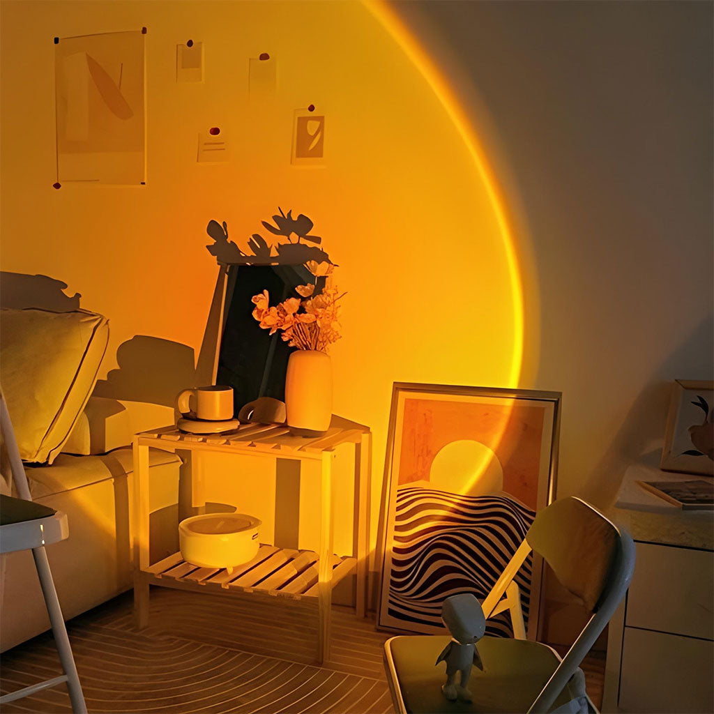 Astronaute Lampe de coucher de soleil pour chambre et décoration intérieure