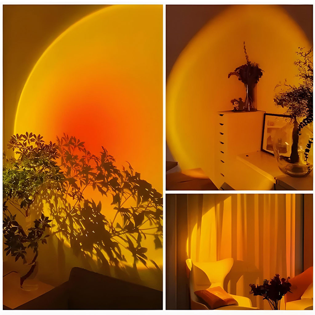 Astronaute Lampe de coucher de soleil pour chambre et décoration intérieure