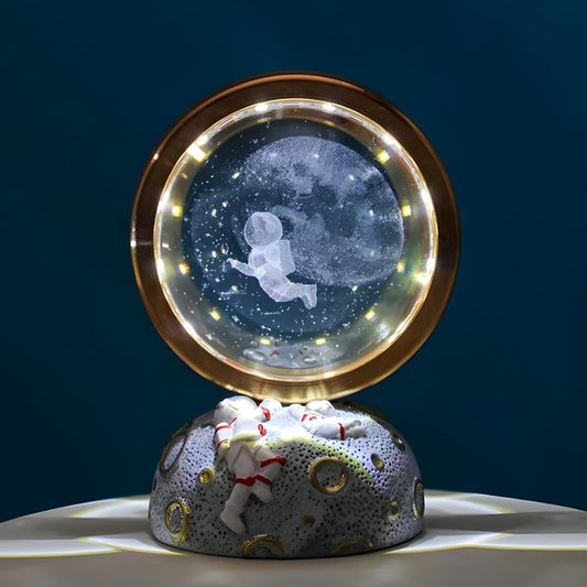 Lampe Astronut 3D Cristal – مصباح كروي ثلاثي الأبعاد للفضائي تنزوت