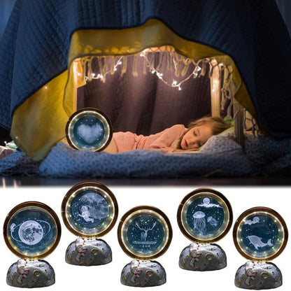 Lampe Astronut 3D Cristal – مصباح كروي ثلاثي الأبعاد للفضائي