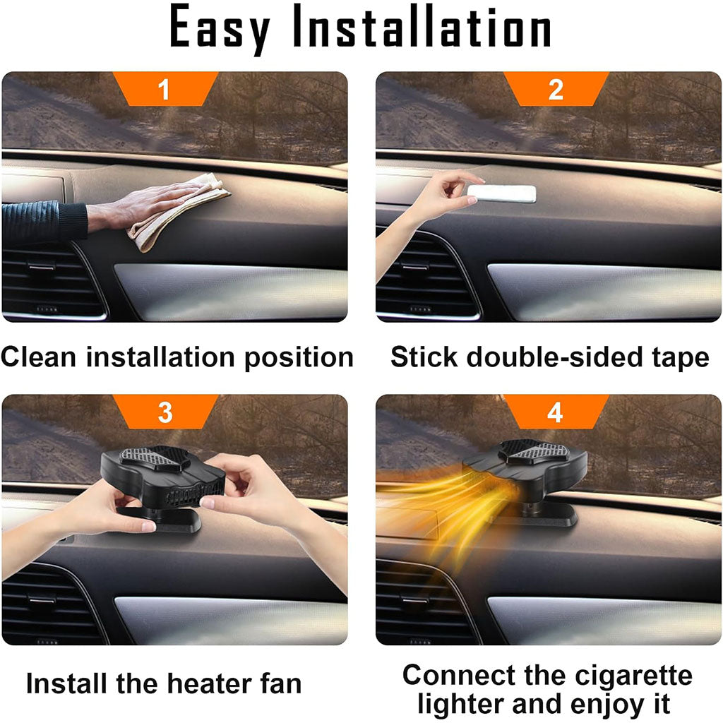 Refroidisseur et Chauffage de Voiture Rotatif 360° 12V – مبرد وسخان سيارة