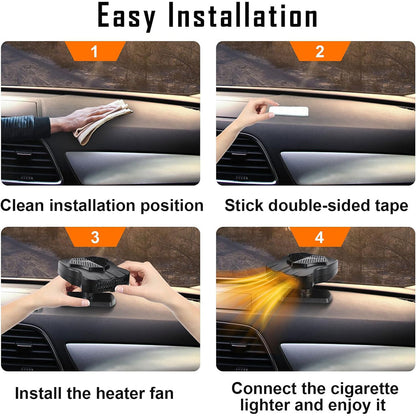 Refroidisseur et Chauffage de Voiture Rotatif 360° 12V – مبرد وسخان سيارة