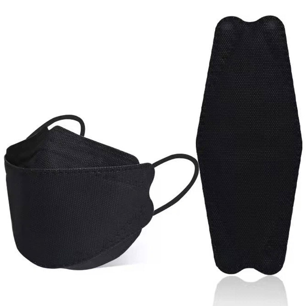 Lot de 20Pcs Bavettes 3D FFP2 à Quatre couches - علبة كمامات سوداء عالية الجودة