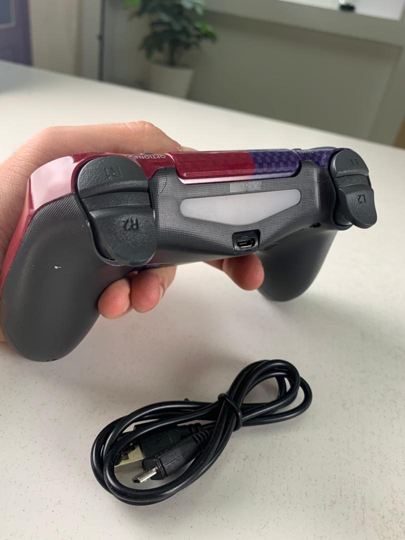 SONY DualShock Manette PS4 Sans Fil, Batterie Rechargeable (High Copy) – Edition Barça