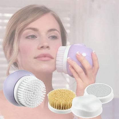 Ensemble de brosses pour soins corporels complets 4 en 1