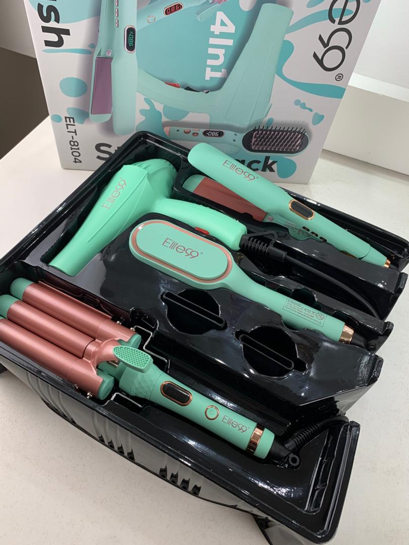 Elite99 Styling 4en1 Pack Ultime pour des Cheveux Parfaits – مجموعة العناية بالشعر 4في1