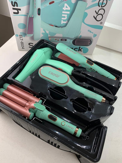 Elite99 Styling 4en1 Pack Ultime pour des Cheveux Parfaits – مجموعة العناية بالشعر 4في1