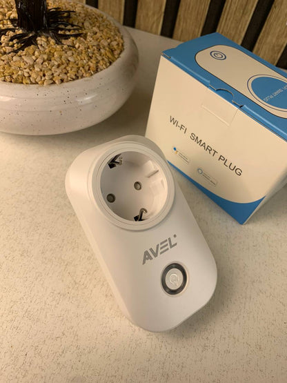 AVEL Prise intelligente WiFi avec commande vocale GM - مقبس طاقة ذكي (ويفي)