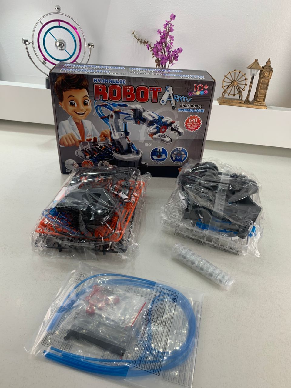 Buki Bras Robot Hydraulique Jeu éducatif pour Enfants – لعبة اليد الهيدروليكية للأطفال