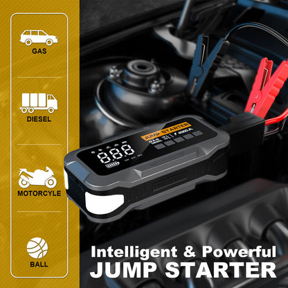 Compresseur De Voiture Avec Booster Batterie 24000mAh BEETRO BE0149 – جهاز تعزيز البطارية مع نافخ عجلات 4في1