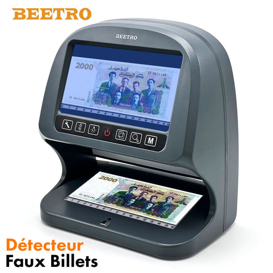 Détecteur Universel de Faux Billets BEETRO BE0161 – جهاز كشف العملات المزورة تنزوت