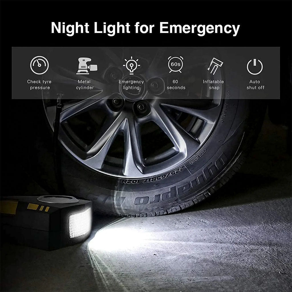Compresseur d’Air Numérique pour Voiture et Moto 150Psi BE0173 – جهاز ضغط العجلات محمول
