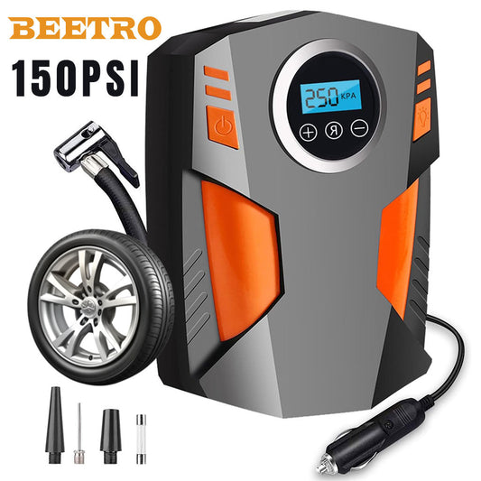 Compresseur d’Air Numérique pour Voiture et Moto 150Psi BE0173 – جهاز ضغط العجلات محمول - تنزوت