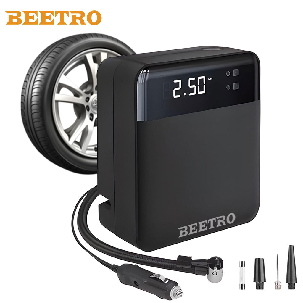 Compresseur de voiture écran LCD 100W 150psi BE0174 – جهاز ضغط العجلات للسياراة - تنزوت