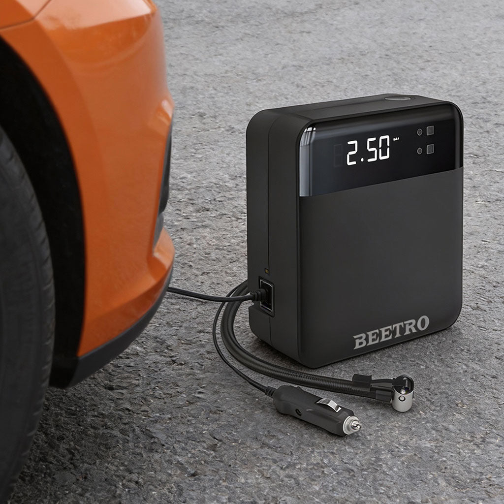 Compresseur de voiture écran LCD 100W 150psi BE0174 – جهاز ضغط العجلات للسياراة