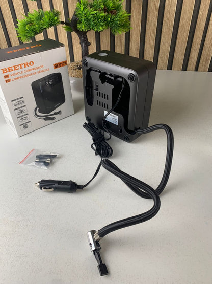 Compresseur de voiture écran LCD 100W 150psi BE0174 – جهاز ضغط العجلات للسياراة