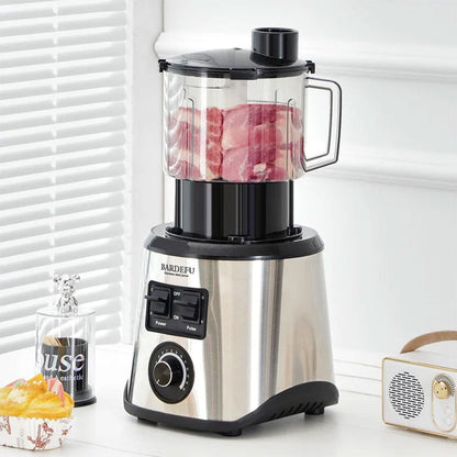 BARDEFU Blender Mixeur Electrique 3 En 1 Avec Mini Hachoir Et Moulin 9500W – خلاط كهربائي 3 في 1 مع مفرمة ومطحنة