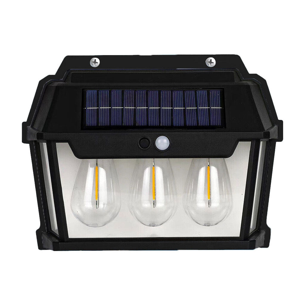 Triple Lanterne Vintage Bougie, nouvelle lampe murale à induction solaire