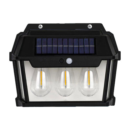 Triple Lanterne Vintage Bougie, nouvelle lampe murale à induction solaire